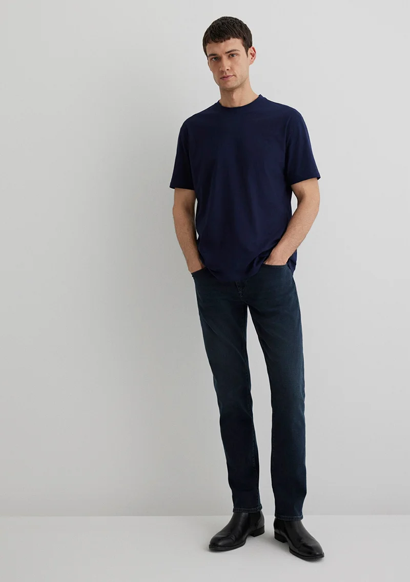 MAVI Marcus Dark Foggy Mavi Jet Black Jean Pants